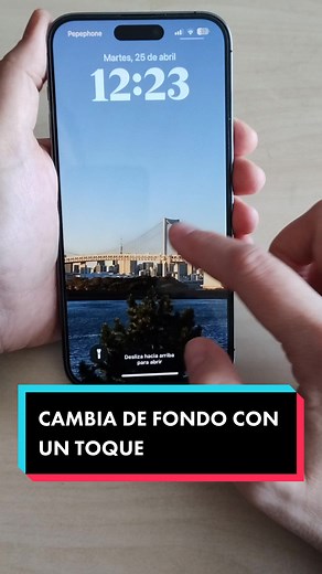 Cómo Cambiar el Fondo de Pantalla en iOS 16 con un Toque