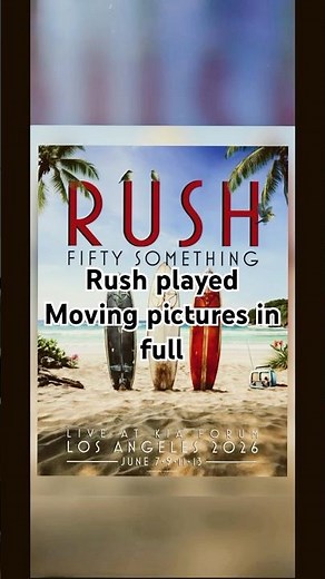 Rush played moving pictures in full night 3 in LA #concert #rush #livemusic #progressiverock