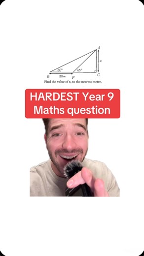 Rubix Learning on Instagram: "The hardest year 9 maths question I’ve ever seen - can you solve this? #math #school #study #studytips #studytok #maths #exam"