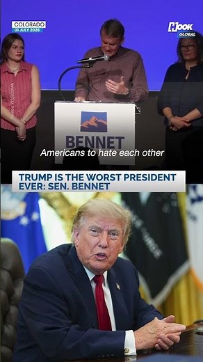 Bennet's Brutal Verdict: Trump Divides America For Selfish Purposes