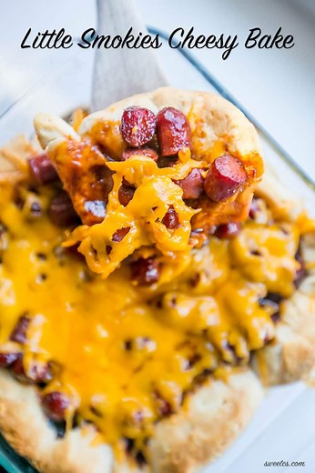 Easy Cheesy BBQ Little Smokies Casserole