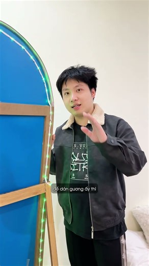 Hướng dẫn trang trí gương cực đơn giản với dây led RGB