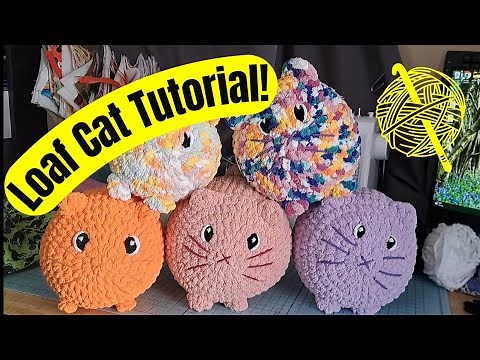 Crochet Loaf Cat Tutorial | How To Crochet A Loaf Cat | No Sew 🧶🧶😻
