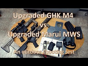 (提升後的) GHK vs MWS 第二集：戶外射擊測試