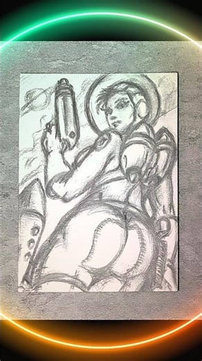 🌟 ART BY BIGBY -LIFTOFF! Drawing SPACE GIRLS READY FOR ADVENTURE! #bigbymcfly