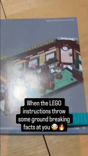 The LEGO Disney Main Street, U.S.A. set instructions are full of fun facts about the build.
