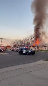 Structure fire at the corner of 6th Ave & Main St. | Delano Life