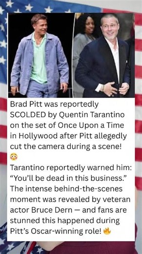 🔥 Brad Pitt SCOLDED by Quentin Tarantino on Set?! | Hollywood Drama EXPOSED