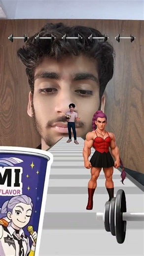 rumi vs abby bodybuilding challenge #rumi #abby #bodybuilding #challenge #roblox #usa #shorts