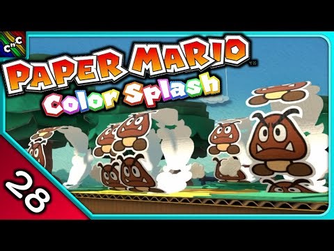 TINY ENEMIES IN THE SACRED FOREST! | Paper Mario Color Splash LETS PLAY Episode 28 | Couch Plays