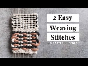 DIY Easy Weaving Stitches