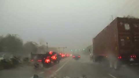 Massive Flames Ignite In Scary Lightning Strike