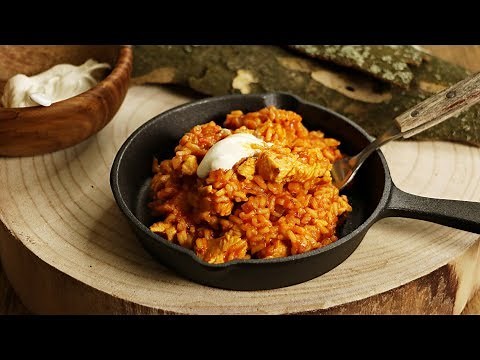 30 min dish: Rice and meat Viennese style - One-pot dish - Austrian home cooking
