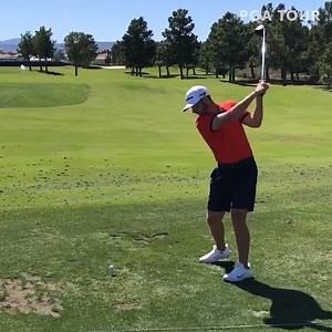 Wait, no wiggle. 😯 Matthew Wolff’s left-handed swing is 👌. | PGA TOUR
