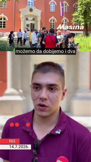 Reakcija studenta Veljka nakon ročišta