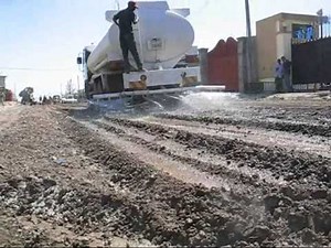 AnyWay Stabilization technology in a road project in Ethiopia, Addis Ababa