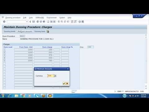 DUNNING PROCEDURE IN SAP-FI