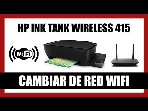 Cómo Cambiar de Red Wifi a la Impresora HP Ink Tank Wireless 415 - Conectar a la Nueva Red Wifi