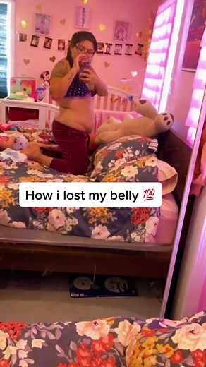 I’m telling you guys , this is what I did to get ready of that belly hanging 🥺#RefundGlowUp #MeetTheGroup #weightlossprogress #fypシ