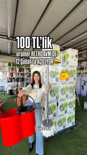 MERSİN NAVİGASYON on Instagram: "📢 Mersin Mezitli’ye bomba gibi bir haber! 🗓 12 Şubat’ta @retroavm açılıyor! Fiyatları duyunca “şaka mı bu?” diyeceksiniz 😍 Gerçekten çok uygun, kaçmaz! 🧹 Vileda seti sadece 100 TL 🏕 Kamp sandalyeleri 100 TL 🍶 Paşabahçe 18 parça su seti 200 TL 🐾 Kedi taşıma çantası 100 TL 🐱 Kedi tuvaleti 200 TL 🥡 5 parça saklama kapları 100 TL 🍵 12’li çay seti 100 TL 🥛 6’lı su bardağı 100 TL 🫒 Yağdalıklar 100 TL Evine, mutfağına, patili dostuna ne lazımsa burada 💙 12 