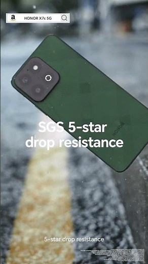 HONOR X7c 5G- Splash-Proof & 5-Star Drop Resistant