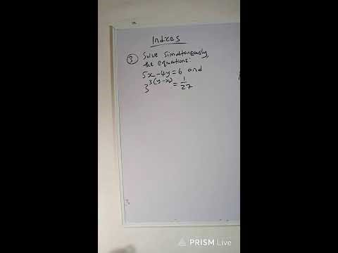 Free Live Maths Class on Indices, Lesson 6.