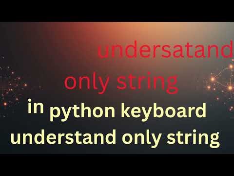 python accept by default string
