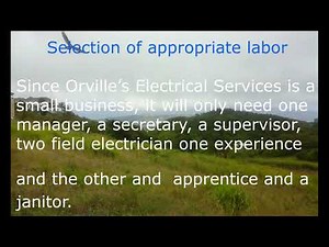 Small Business Plan CSEC Electrical SBA Part 1 of 2