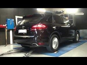 Porsche cayenne turbo diesel 245cv @ 302cv reprogrammation moteur dyno digiservices
