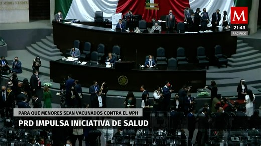 PRD propone vacunar a niñas y niños de 11 años contra el VPH