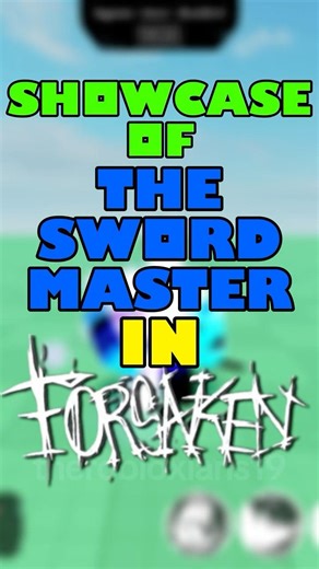 Showcase Of The Swordmaster In Forsaken!!! #roblox #forsaken #viral #shorts #fyp
