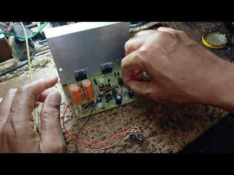 SMALL HI POWER 2 IN 1 STEREO IC TDA7265 SUBWOOFER DRIVER BORD.TRANSFROMER VOLTAGE 12-0-12/15-0-15 AC