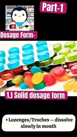 Pharmaceutical dosage form Part-1, Solid Dosage Form 💊💊🧑‍🔬