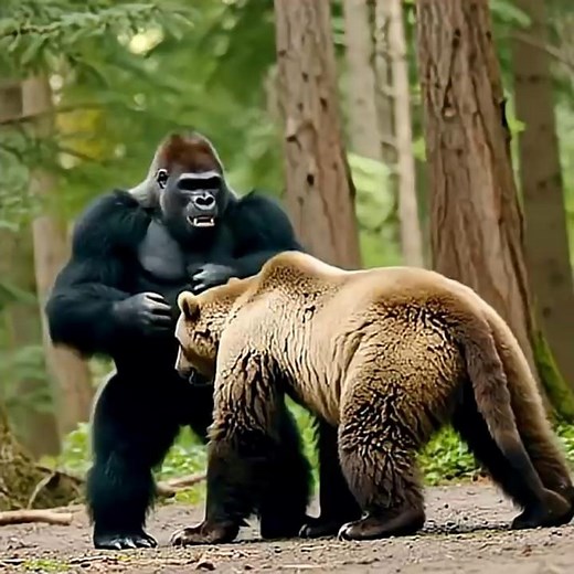 Gorilla vs Bear