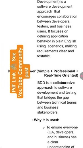 BDD Cucumber Interview Questions Answers #automationtesting #cucumber #selenium #playwright #job