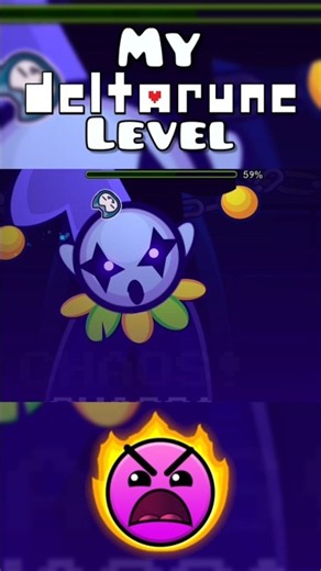 jevil battle in geometry dash? #geometrydash #gd #theworldrevolving #deltarune
