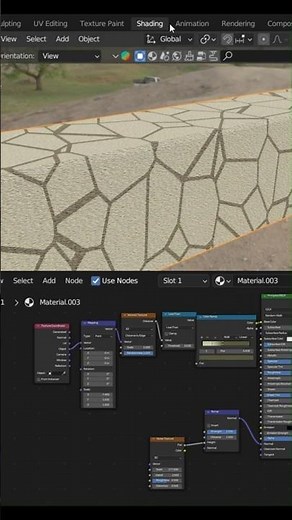Blender Shader Nodes: Easy Procedural Stone #blendergameengine #blender #blendertutorial