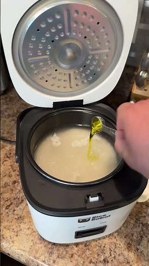 The Rice Robot All-in-One Cooker makes meals simple with just one button so you don’t have to think