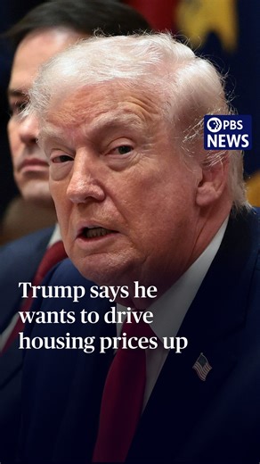 President Donald Trump said during a Cabinet meeting on Thursday that he wants to "drive housing prices up." "Existing housing, people who own their homes, we're going to keep them wealthy. We're going to keep those prices up," Trump said. Trump made his comments following Housing and Urban Development Secretary Scott Turner's update that home sales in December "rose sharply to their strongest pace in three years." According to the National Association of Realtors, home sales in December rose to