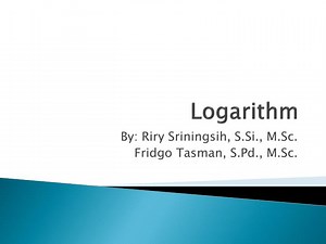 Logarithm - SlideServe