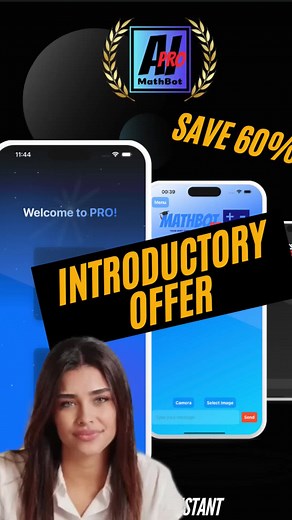 🎉 Introducing AI MathBot PRO – your ultimate maths & smart assistant! 🚀 Get started with our exclusive introductory offer – only on the iOS App Store! 📲 Download now and level up your learning! #ai #foryoupage❤️❤️ #foryoupagе https://apps.apple.com/redeem?ctx=offercodes&id=6740729882&code=PROPROMO