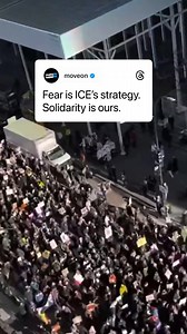 When we organize, real change follows. 📣 Our neighborhoods are built on care, not fear—and the power has always belonged to the people. | MoveOn