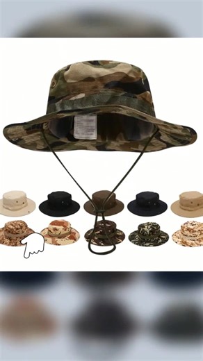 Men Camouflage Hat Tactical US Army Bucket Hats Military Panama Summer Cap