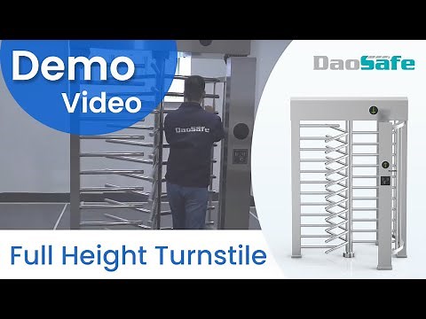 Daosafe DS401 Full Height Turnstile With Card Access Control Solution!