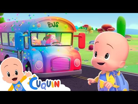 Las ruedas del bus colores y mas canciones de Cuquín