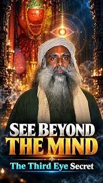 How to Open the Spiritual Eye? #Sadhguru #Perception #InnerEngineering