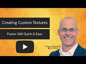 Creating custom Textures in Fusion 360