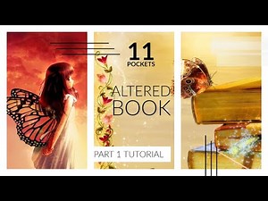 Altered Book 11 Pockets - Tutorial Part 1