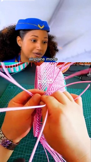 Basket Weaving Techniques with Colorful Plastic Cords