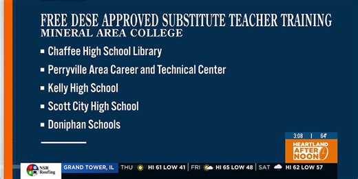 Free DESE approved substitute teacher training feat. Dr. Shawn Young